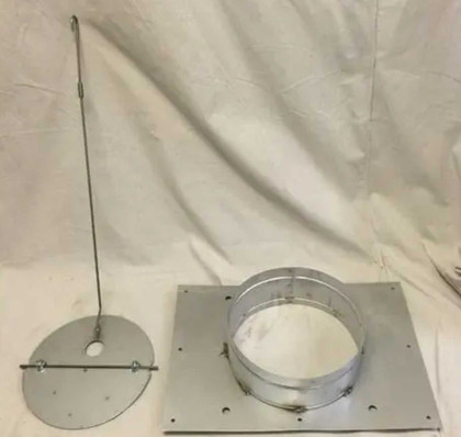 Superior Hi-Temp Anchor Plate, Collar Assembly, Damper (Masonry Fireplaces) MM12AP