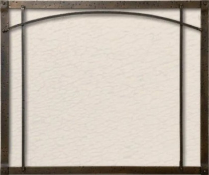 Empire Hearth 36" Oil-Rubbed Bronze Arched Forged Iron Inset  DFF36RBZT