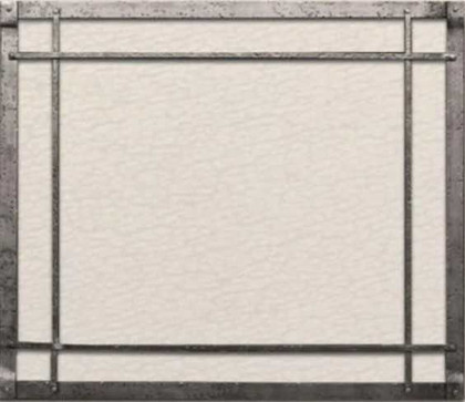 Empire Hearth 36" Oil-Rubbed Bronze Rectangle Forged Iron Inset DFF36FBZT