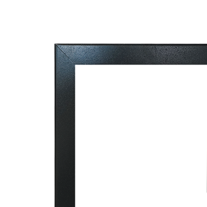 Empire Hearth 36" Textured Black Beveled 1.5" Frame DF362BLX