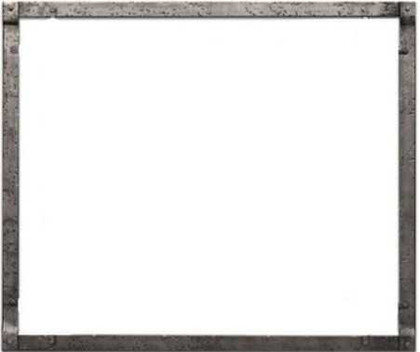 Empire Hearth 50" Distressed Pewter Forged Iron Frame DFF50FPD