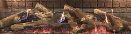 Empire Hearth 60" Traditional Maple Ceramic Fiber Log Set  LS60LTF