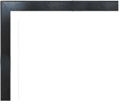Empire Hearth 1.5" Textured Black Beveled Frame DF362LBLX