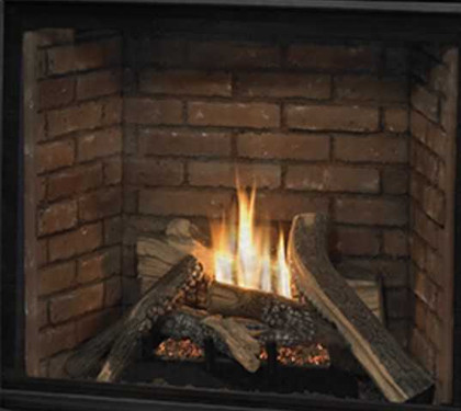 Empire Hearth 32" Tahoe Premium Clean Face Direct Vent Traditional Fireplace DVCP32BP
