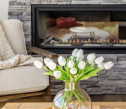 Empire Boulevard 60" Vent Free Linear See-Through Fireplace VFLB60SP90