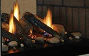 Empire Hearth 24 Inch 12 piece Multi-sided Campfire Ceramic Fiber Log Set with Floor
