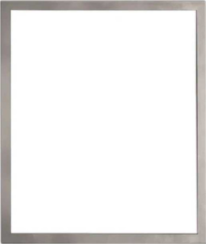 Empire Hearth 1.5 Inch Rectangle Brushed Nickel Surround For Peninsula DF242NB