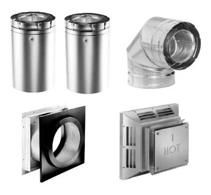 Empire Hearth Direct Vent 4 to 6-in Top Vent Kit DVVK5TP