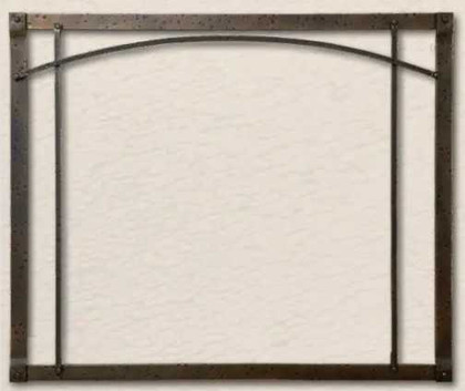 Empire Hearth 30" Arched Black Forged Iron Inset DFF30RBL