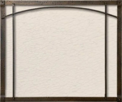 Empire Hearth 35" Oil-Rubbed Bronze Arched Forged Iron Inset  DFF35RBZT