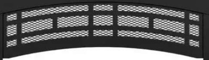 Valcourt Black Mission Style Louvered Kit VA10L04