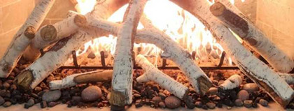 Empire Hearth 60" Birch Ceramic Fiber Log Set LBF60