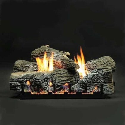 Empire Hearth 30" 5 Piece Refractory Stacked Wildwood Log Set LS30WRR