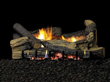Empire Hearth 24" 6 Piece Refractory Yorktown Log Set ALS24YK
