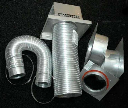 Empire Hearth 4x6 5/8" Flex Vent Kit with Round Cap DVVK4FRE