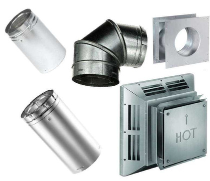 Empire Hearth 4x6 5/8" Vent Kit for Horizontal Top Vent DVVK4TP