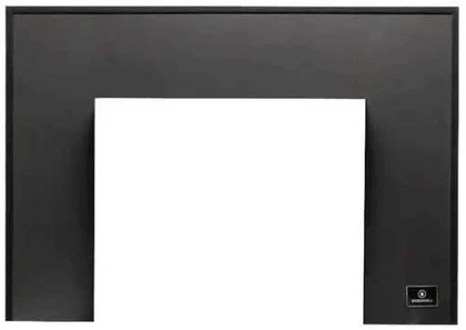 Empire Hearth Flush Matte Black Medium 3-Sided Surround (44 W x 31 H) DS34440BL