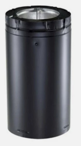 Empire Comfort 6" Black Vent Pipe SD46DVA06B