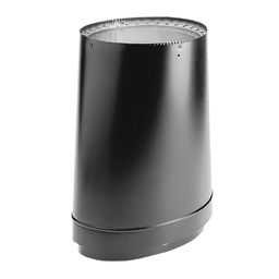 DuraVent Black Oval to Round Adapter (8” Oval to 6” Round) 6DVL-ORAD