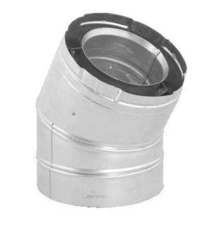 Duravent 5"/8"Double Wall Galvalume 30 Degree Elbow 58DVA-E30