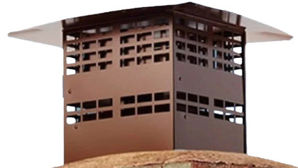 HHT Direct vent insert kit - two 30" liners, plus faux copper term cap components LINKSQC-DV30