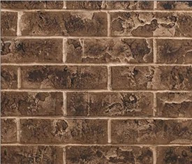 HHT Tavern Brown Traditional 35" Brick interior panels BRICKMI35TB