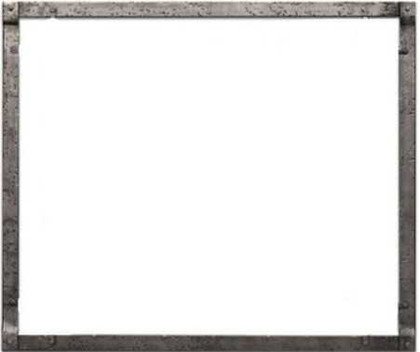 Empire Hearth Distressed Pewter Forged Iron Frame DFI34DP