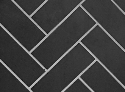 Empire Hearth 36" Black Herringbone Brick Set WBL36HBL