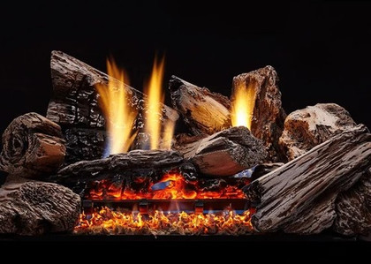 Monessen Fireplaces 24" Burncrete Hybrid 8 pc Moxie Log Set MX24-H