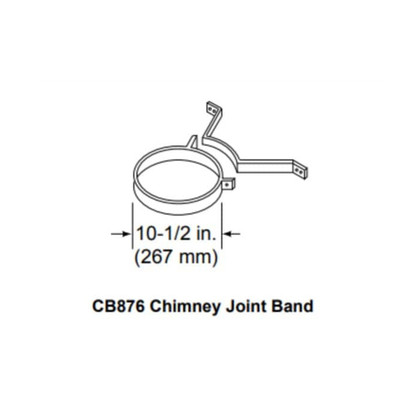 HHT SL300 Series Chimney bracket (package of 3) CB876