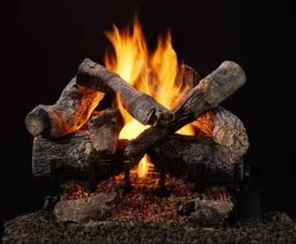 HHT 18" 2-Tier Grand Oaks cement log set 2TR-GO18