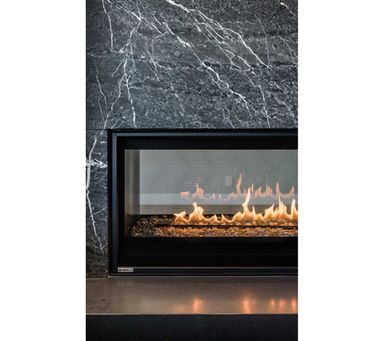 Montigo Devine Direct-Vent Indoor Bay Panaroma Propane Fireplace H38PRLI-2