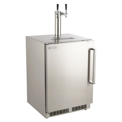Fire Magic 3594-DL Outdoor Double-Tap Kegerator with Left-Hinge Door