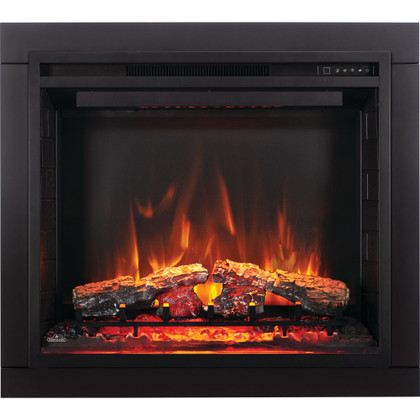 Napoleon NEFB36H-BS-TRIM finishing trim shown installed; fireplace sold separately