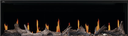 Napoleon Luminex 65-Inch Built-In LCD Electric Fireplace NEFL65LCD-3SV