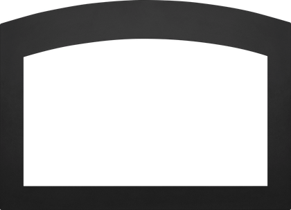 Napoleon Faceplate - Small Arched 4-Sided, 2.5 inch Black (for 3-Sided Backerplate) for Oakville 3 Series SABK4F3B3
