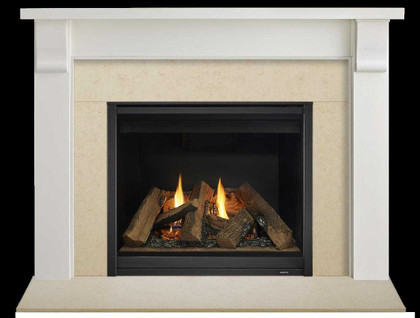 Majestic Merritt A Flush Wood Mantel AFMTMPA