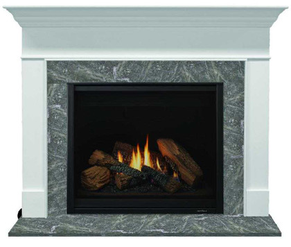 Majestic Wescott A Flush Wood Mantel AFWTMPA