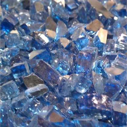 Emilyrose Reflective Fireglass - Cobalt - 25 lb - EG25-R02MP