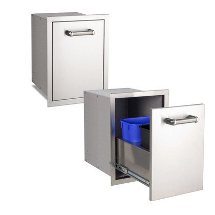 Fire Magic 53820DSC Premium Double Trash Cabinet