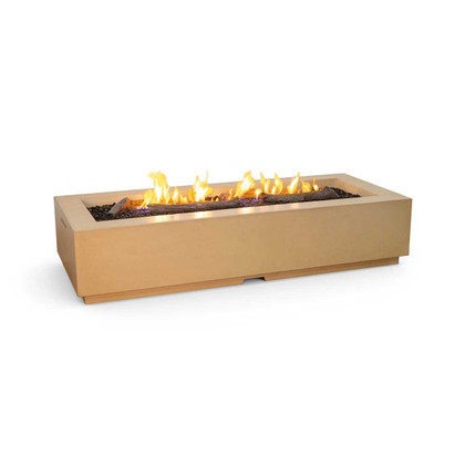American Fyre Designs Louvre Long Rectangle Outdoor Fire Pit
