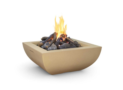 American Fyre Designs 36-inch Bordeaux Square Outdoor Fire Bowl