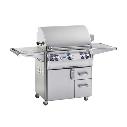 Fire Magic Echelon Diamond 30" Grill with Digital Thermometer & Single Side Burner E660s-8
