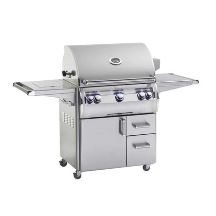 Fire Magic Echelon Diamond 30" Grill with Analog Thermometer & Single Side Burner E660s-8