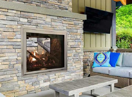 Empire Hearth Rushmore 40" See Through Zero Clearance Direct Vent Fireplace DVCT40CSP95