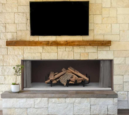 Empire Hearth 60" Aspen Outdoor Linear Wood Firebox OWB60LFB0F