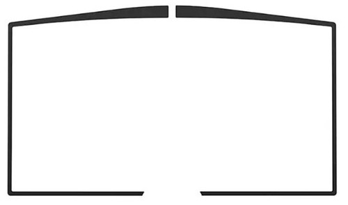Osburn Black Steel Door Overlay OA10620