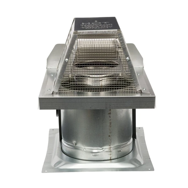 HHT Horizontal termination cap with long flue, attached slip and wall shield with heat shield, 5-3/8" - 9-3/8" (137 -238mm) DVP-TRAP2
