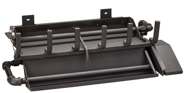 HHT 2 Tier Stadium Vented Burner - 18" IPI Ignition w/Remote Natural Gas 2TR-IPI-R18-N