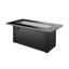 Outdoor Greatroom Monte Carlo Linear Gas Fire Pit Table MCR-1242-BLK-K
